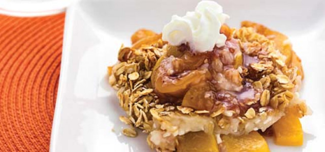 Recipe of the Week: High-Protein Peach Cobbler
