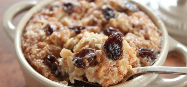 Recipe of the Week: High-Protein Baked Raisin Oatmeal