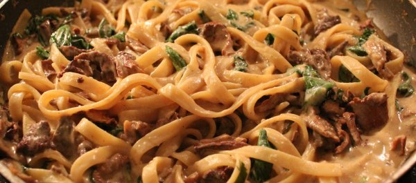 Recipe of the Week: Chicken Fettuccine With Mushrooms