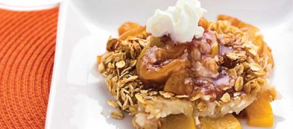 Recipe of the Week: High-Protein Peach Cobbler