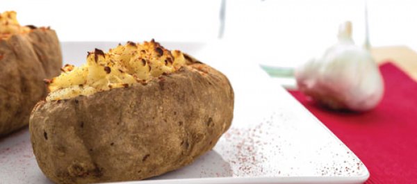 Recipe of the Week: Roasted Garlic Twice-Baked Potato