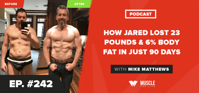 How Jared Lost 23 Pounds & 6% Body Fat In Just 90 Days